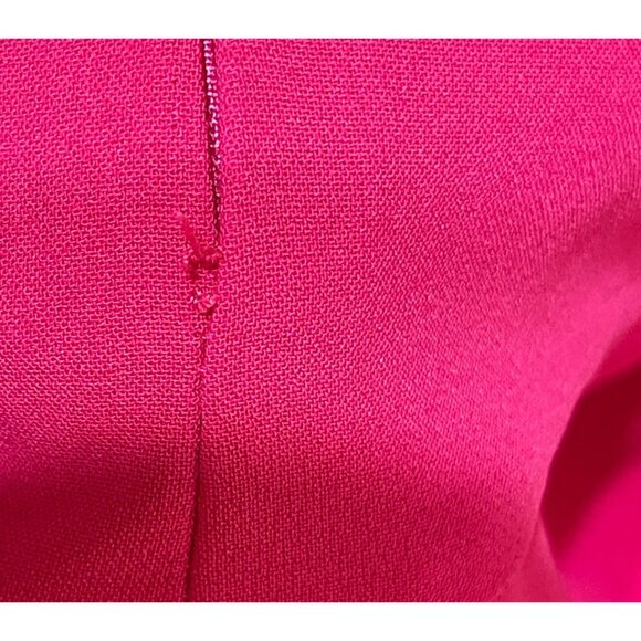 Adelyn Rae Fit & Flare Dress Lace Back Pink Size S Small Mini Tiered - Picture 9 of 9